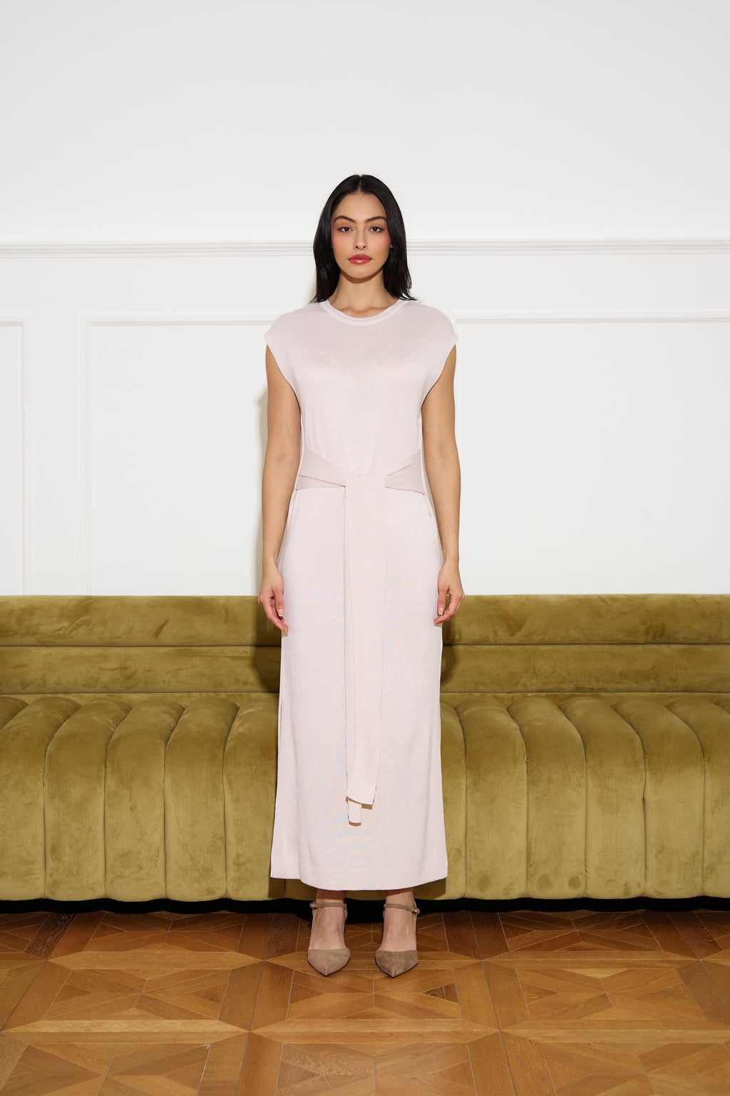 Knot dress in Ivory 